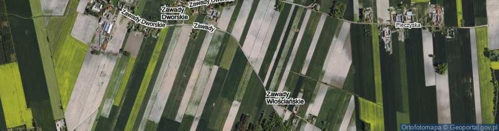 Zdjęcie satelitarne Zawady Włościańskie ul.
